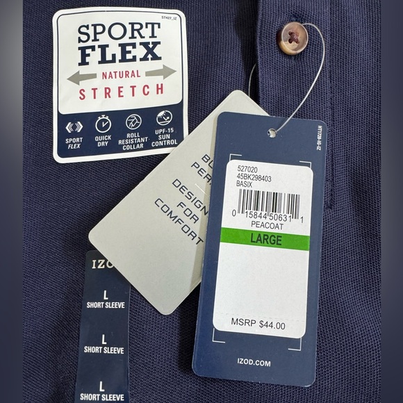 IZOD Sports-flex Polos (lot 3) - Picture 2 of 10